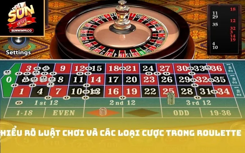 Hiểu rõ luật chơi và các loại cược trong Roulette