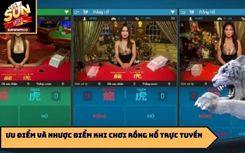 Ưu điểm và nhược điểm khi chơi rồng hổ trực tuyến